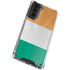 Ivory Coast Flag Distressed Galaxy S21 5G Clear Case